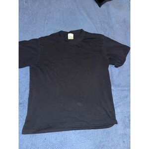 Maison Article Standard T-Shirt Mens Large Black Short Sleeve Crew Neck Basic